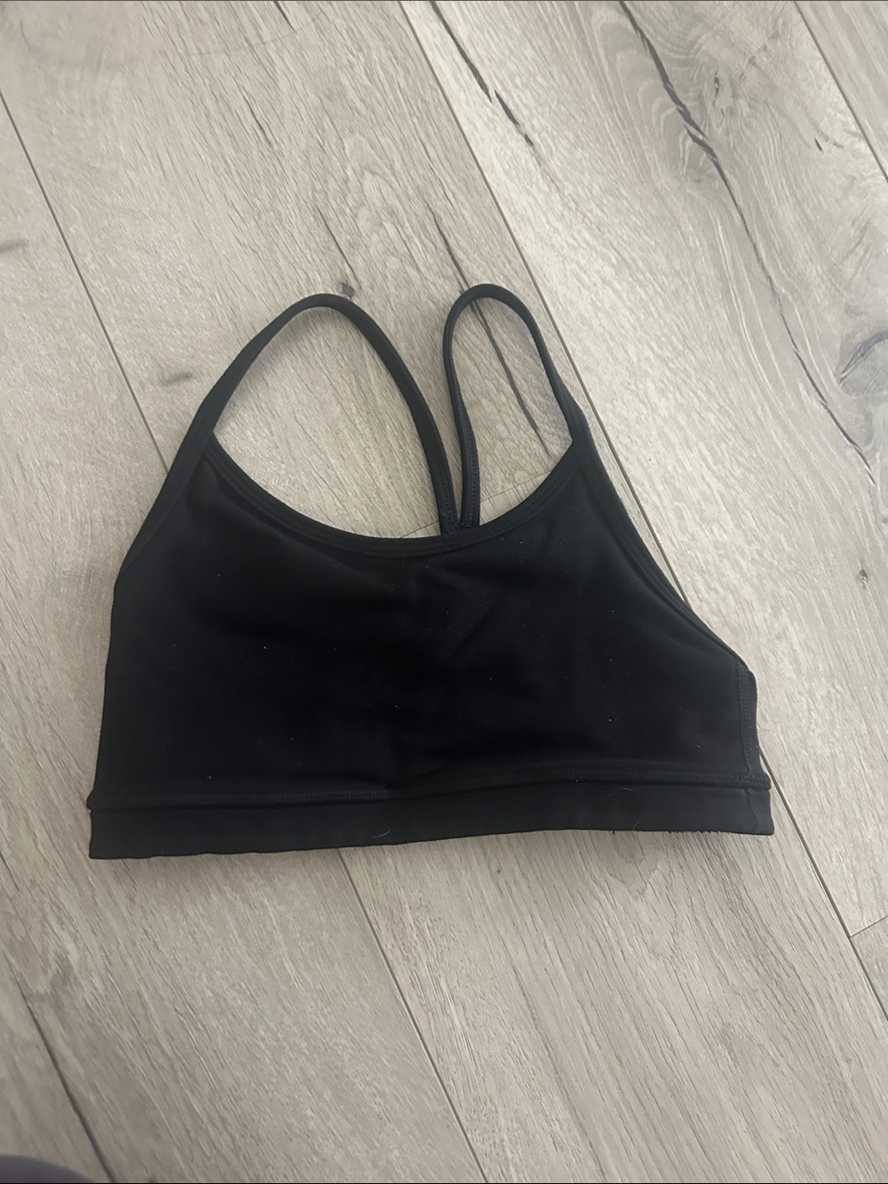 lululemon athletica Black Thin-Strap Sports Bra